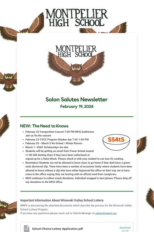 Solon Salutes