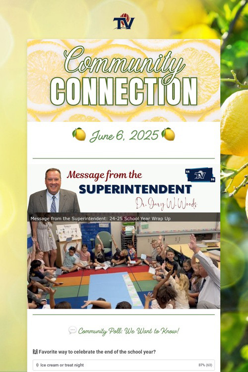 TVUSD COMMUNITY CONNECTION