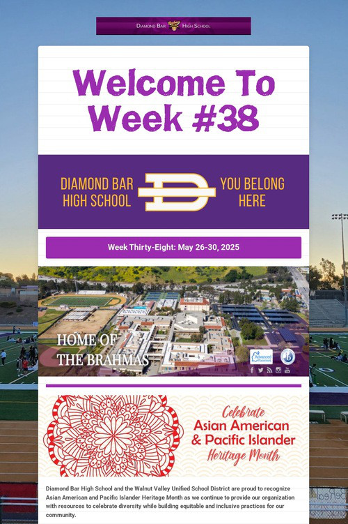 Welcome To Week #38