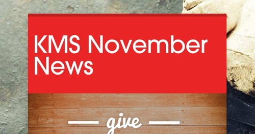 KMS November News | Smore Newsletters for Education