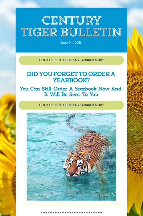 CENTURY              TIGER BULLETIN