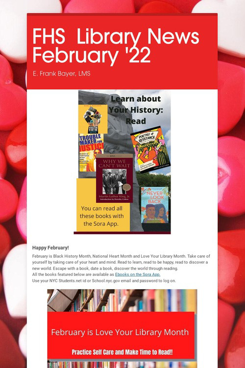 FHS  Library News  February '22