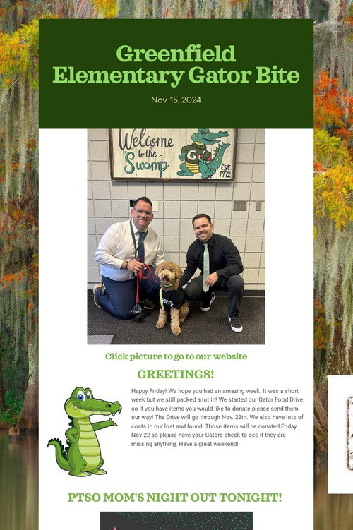 Greenfield Elementary Gator Bite