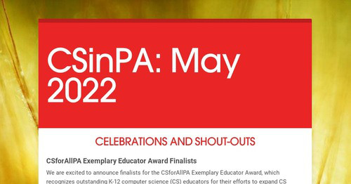 CSinPA: May 2022