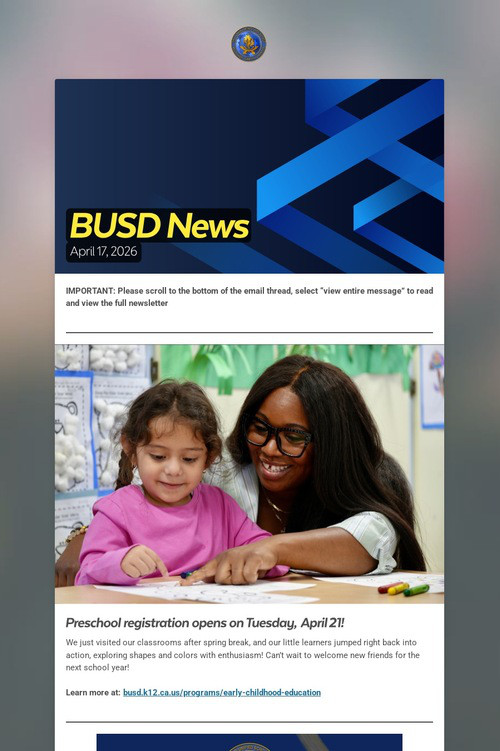 BUSD News