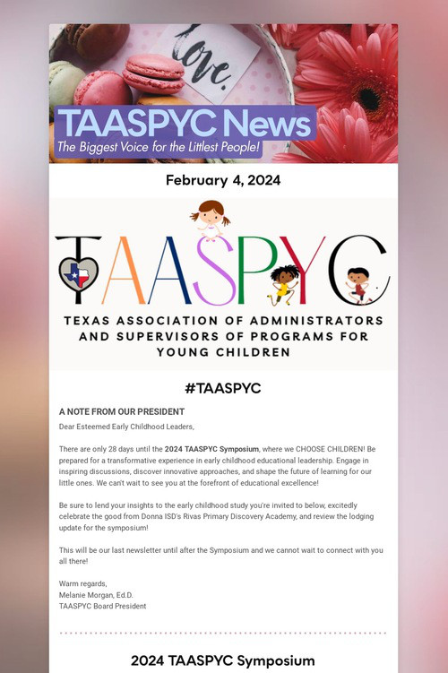 TAASPYC News