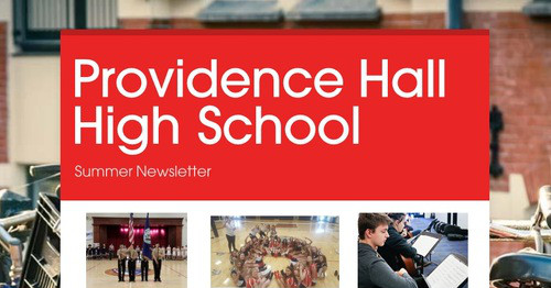 Providence Hall High School | Smore Newsletters