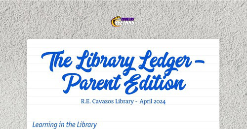 The Library Ledger - Parent Edition