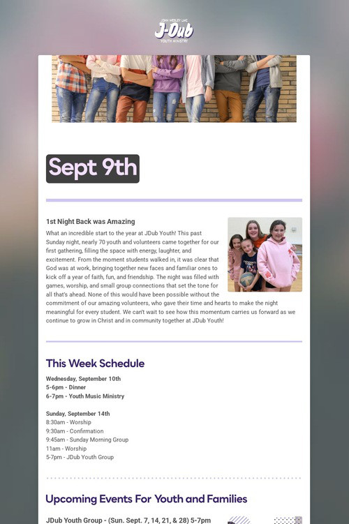 Sept 9th