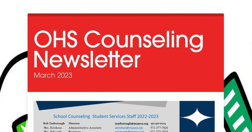 OHS Counseling Newsletter