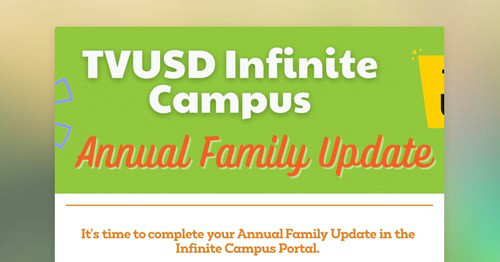 25/26 Annual Family Update