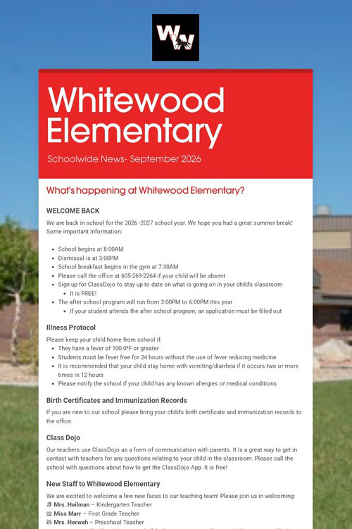 Whitewood Elementary