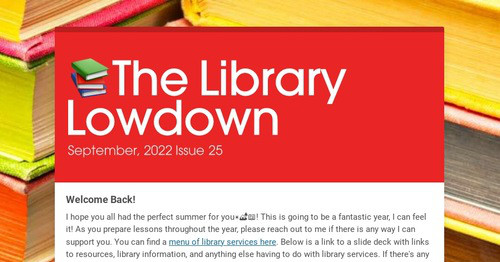 📚The Library Lowdown