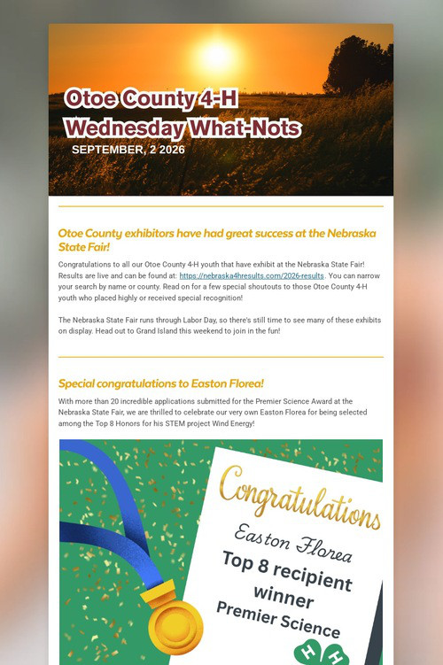 Wednesday What-Nots 9/2
