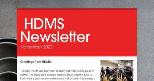 HDMS Newsletter
