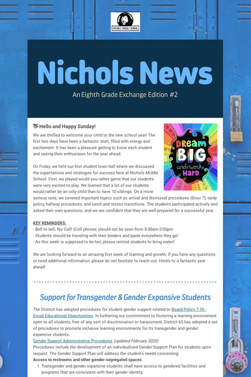 Nichols News