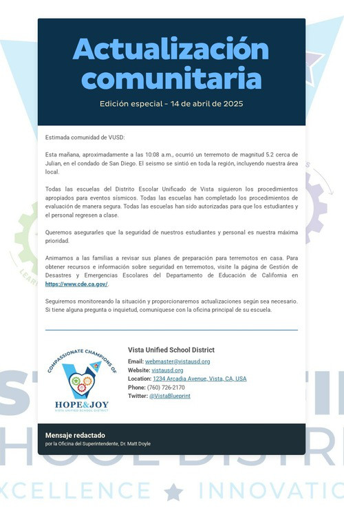 Actualización comunitaria
