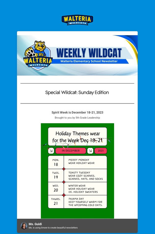Weekly Wildcat