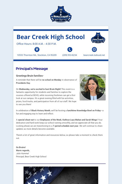 02/16/2025 BCHS Weekly Newsletter