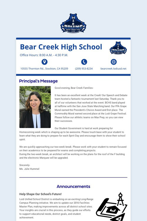09/17/2023 BCHS Weekly Newsletter