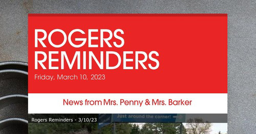 ROGERS REMINDERS