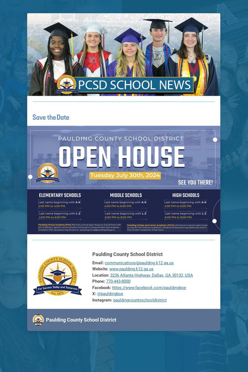 PCSD School News