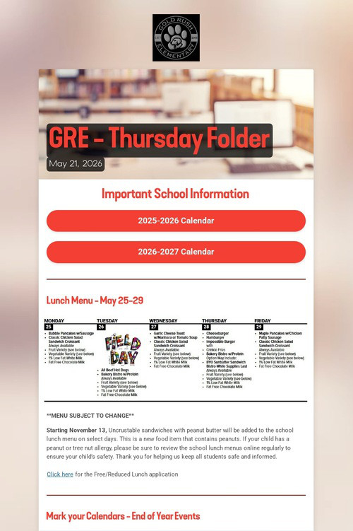 GRE - Thursday Folder