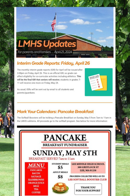 LMHS Updates