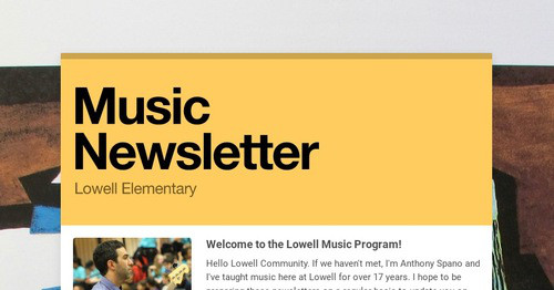 Music Newsletter