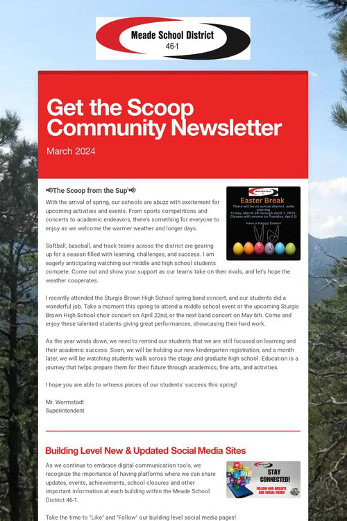Get the Scoop Community Newsletter