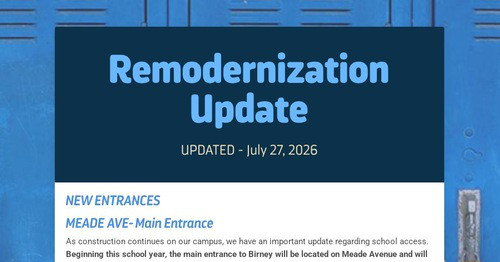 Remodernization Update