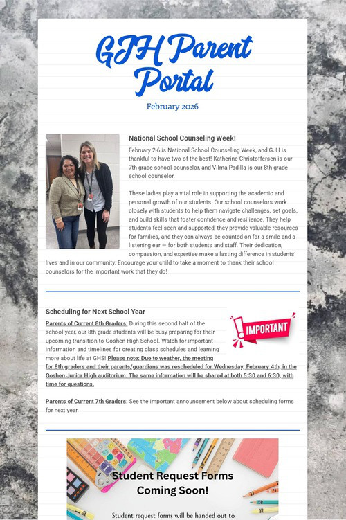 GJH Parent Portal