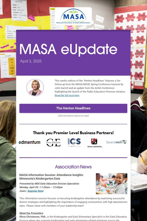 MASA eUpdate