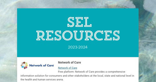 Back to School SEL Resources