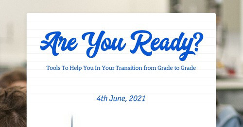 Are You Ready?