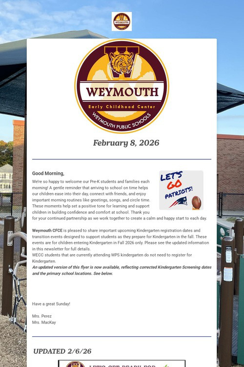 Weymouth Early Childhood Center