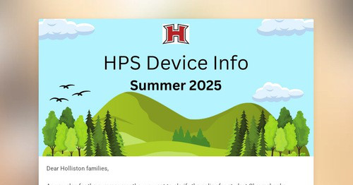 Device Information - Summer 2025