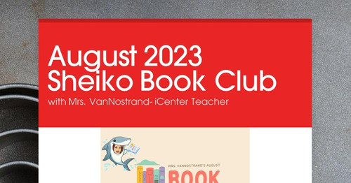 August 2023 Sheiko Book Club