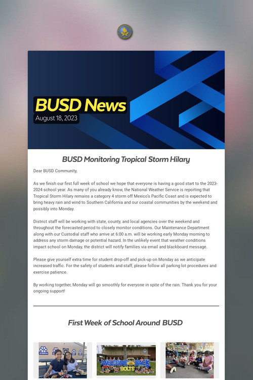 BUSD News