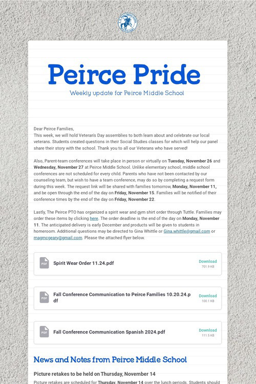 Peirce Pride