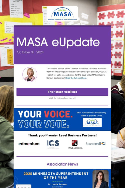 MASA eUpdate