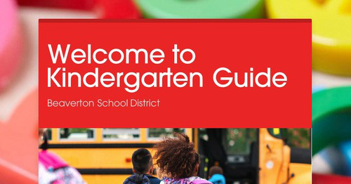 Welcome to Kindergarten Guide