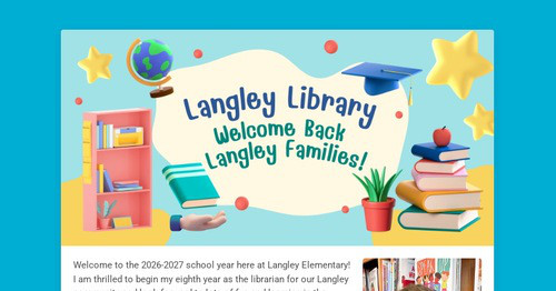 Langley Library Newsletter