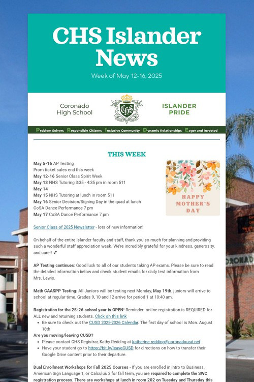 CHS Islander News