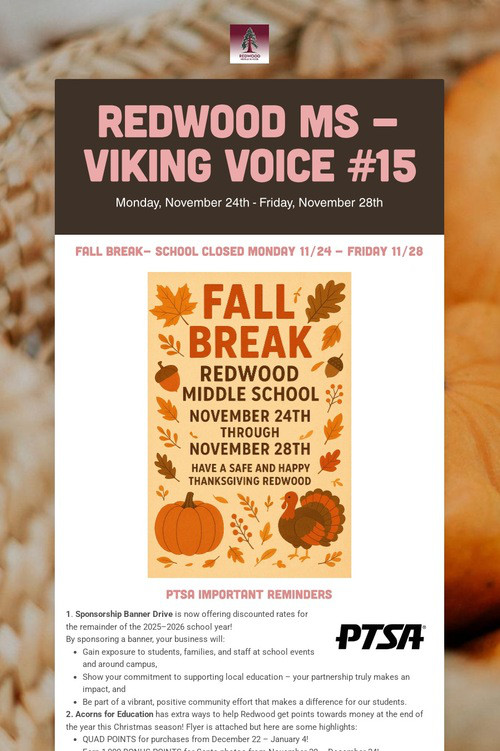Redwood MS -  Viking Voice #15