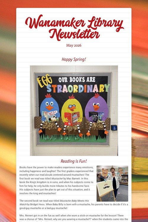 Wanamaker Library Newsletter