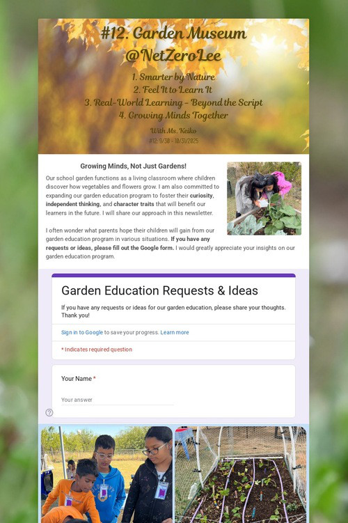 #12. Garden Museum @NetZeroLee