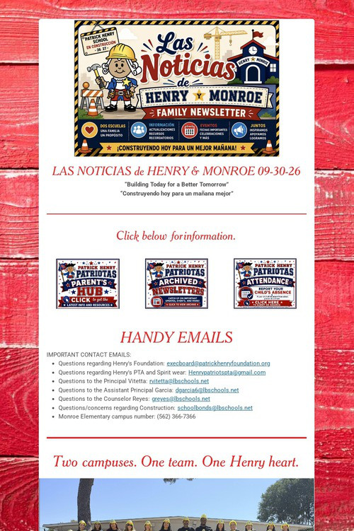 LAS NOTICAS de HENRY y MONROE