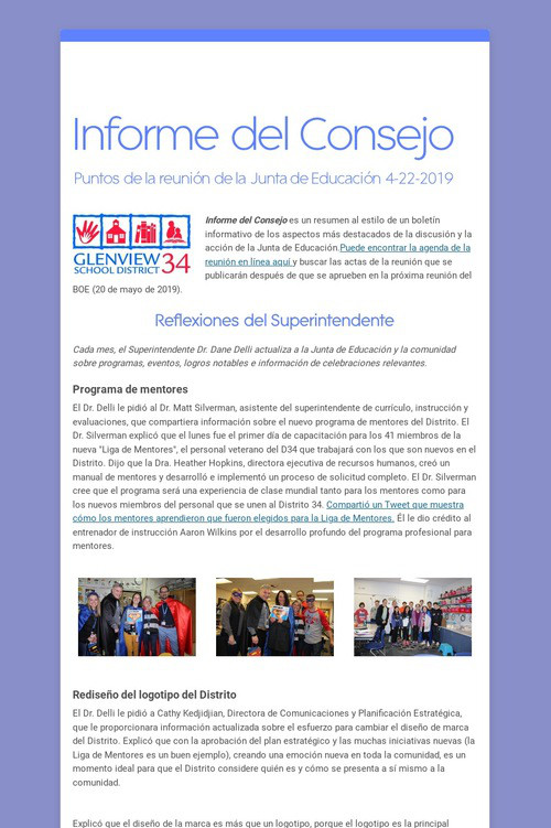Informe del Consejo