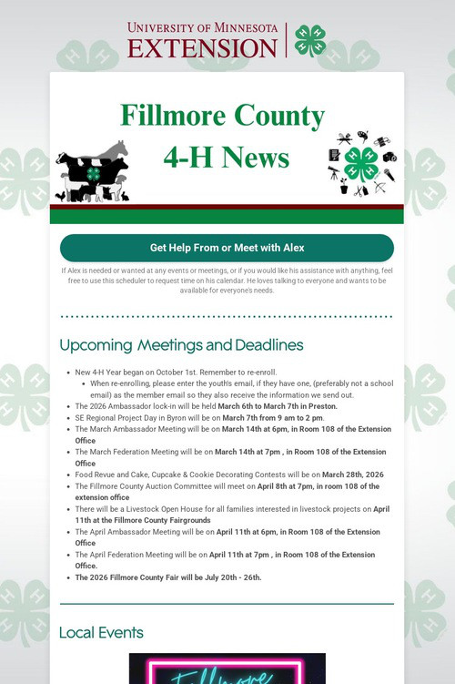Fillmore County 4-H News
